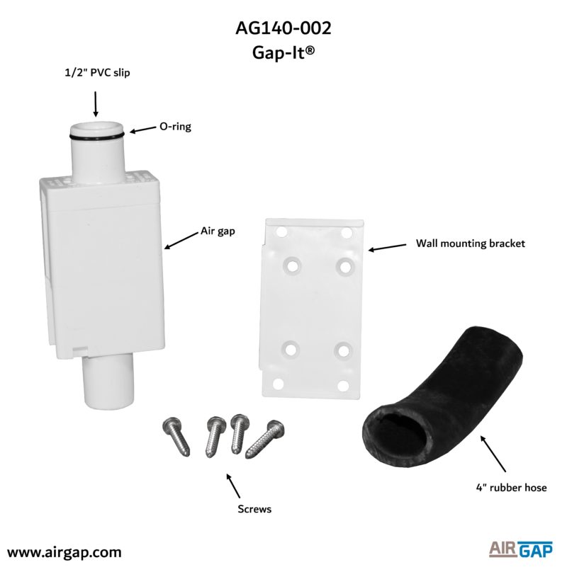 AG140002 GapIt Washing Machine Air Gap Kit HF2 AirGap International