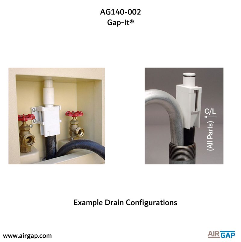 AG140002 GapIt Washing Machine Air Gap Kit HF2 AirGap International