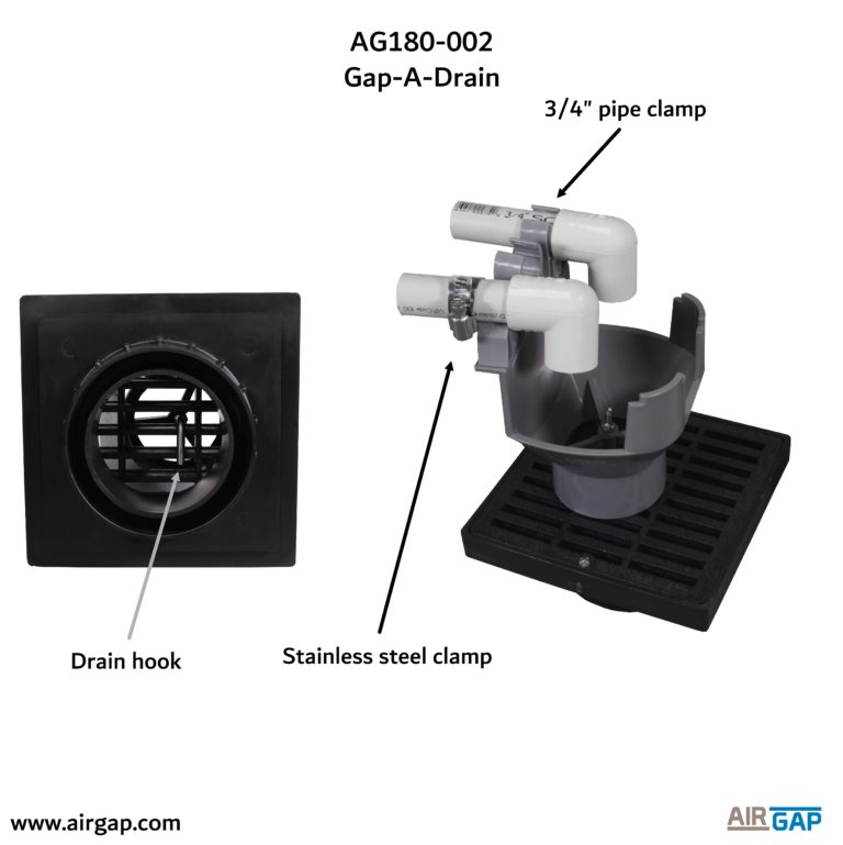 AG180-002 Gap-A-Drain Universal Airgap | AirGap International