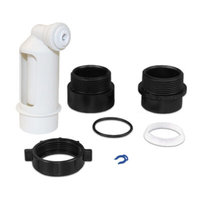 ET117-009 RO Water Filter Air Gap with 1/4-inch Quick Connect for Installation on a 1-1/2-inch Standpipe with ABS Trap Adapters