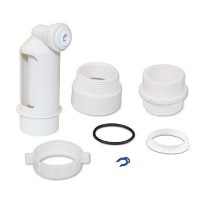 ET117-010 RO Water Filter with 1/4-inch Quick Connect for Installation on a 1-1/2-inch Standpipe with PVC Trap Adapters