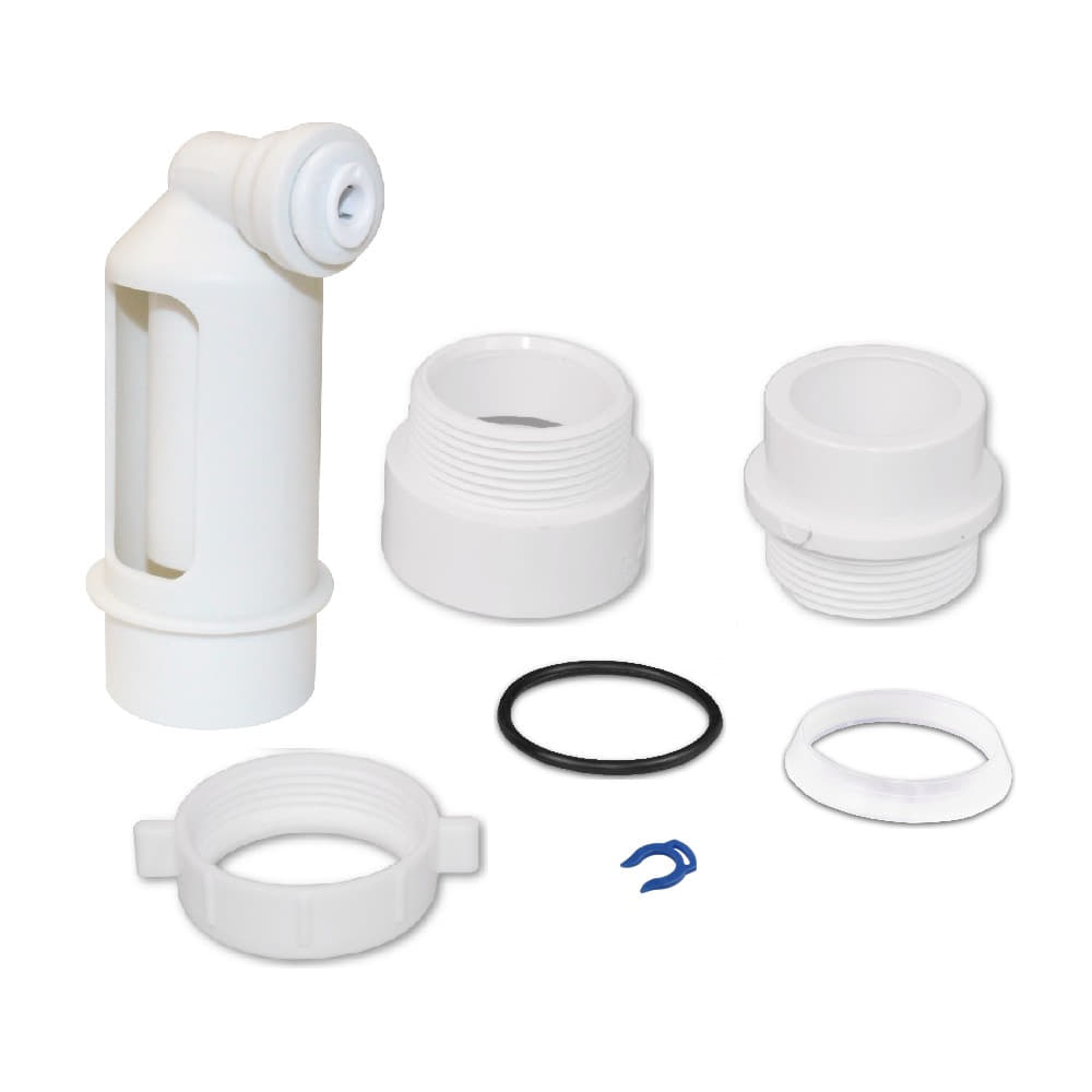 ET117-010 RO Water Filter with 1/4-inch Quick Connect for Installation on a 1-1/2-inch Standpipe with PVC Trap Adapters