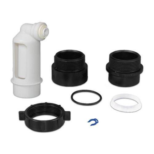 ET117-009 RO Water Filter Air Gap with 1/4-inch Quick Connect for Installation on a 1-1/2-inch Standpipe with ABS Trap Adapters